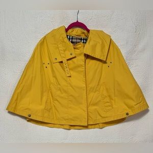Burberry Yellow Cape Jacket